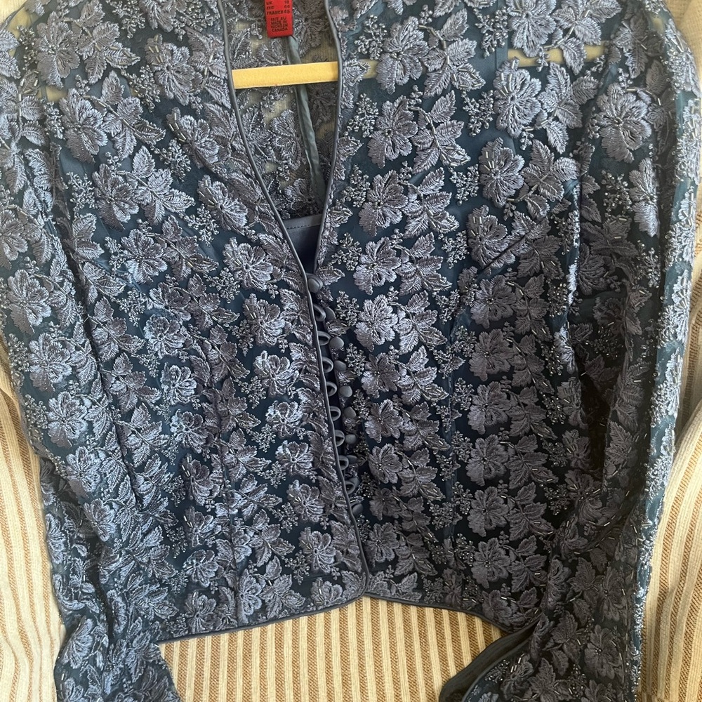Elegant Floral Lace Jacket